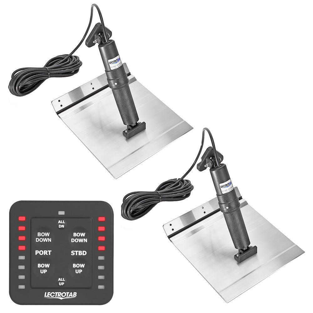 Lectrotab XKA Aluminum Alloy Trim Tab Kit wOneTouch Control 9 x 9 XKASL9X9A