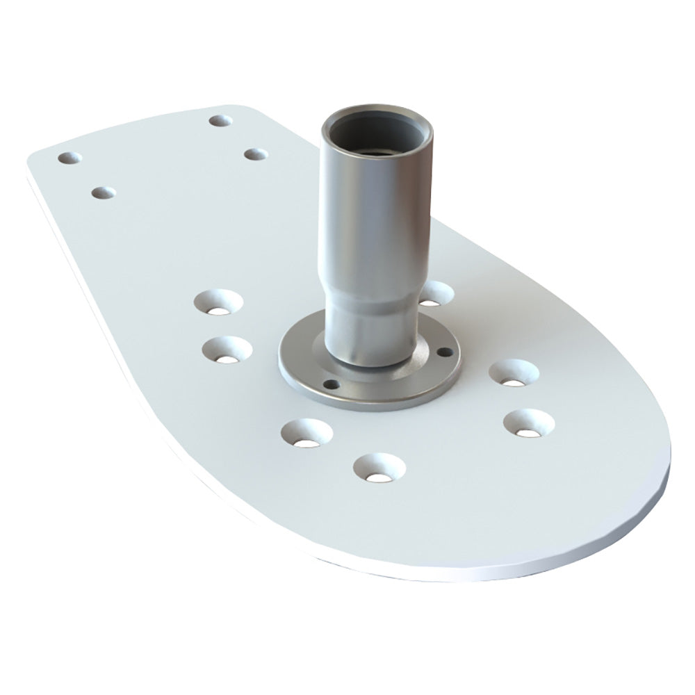 Seaview Starlink Modular Top Plate wStarlink Stainless Steel 114 Threaded Adapter Stainless Steel Base ADASTLK