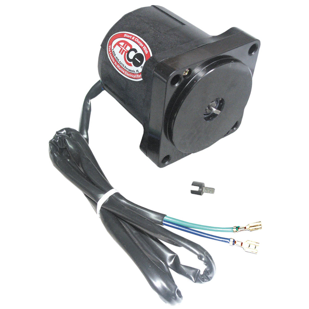 ARCO Marine Replacement JohnsonEvinrude Tilt Trim Motor 2Wire 4 Bolt Flat Blade Shaft 6241