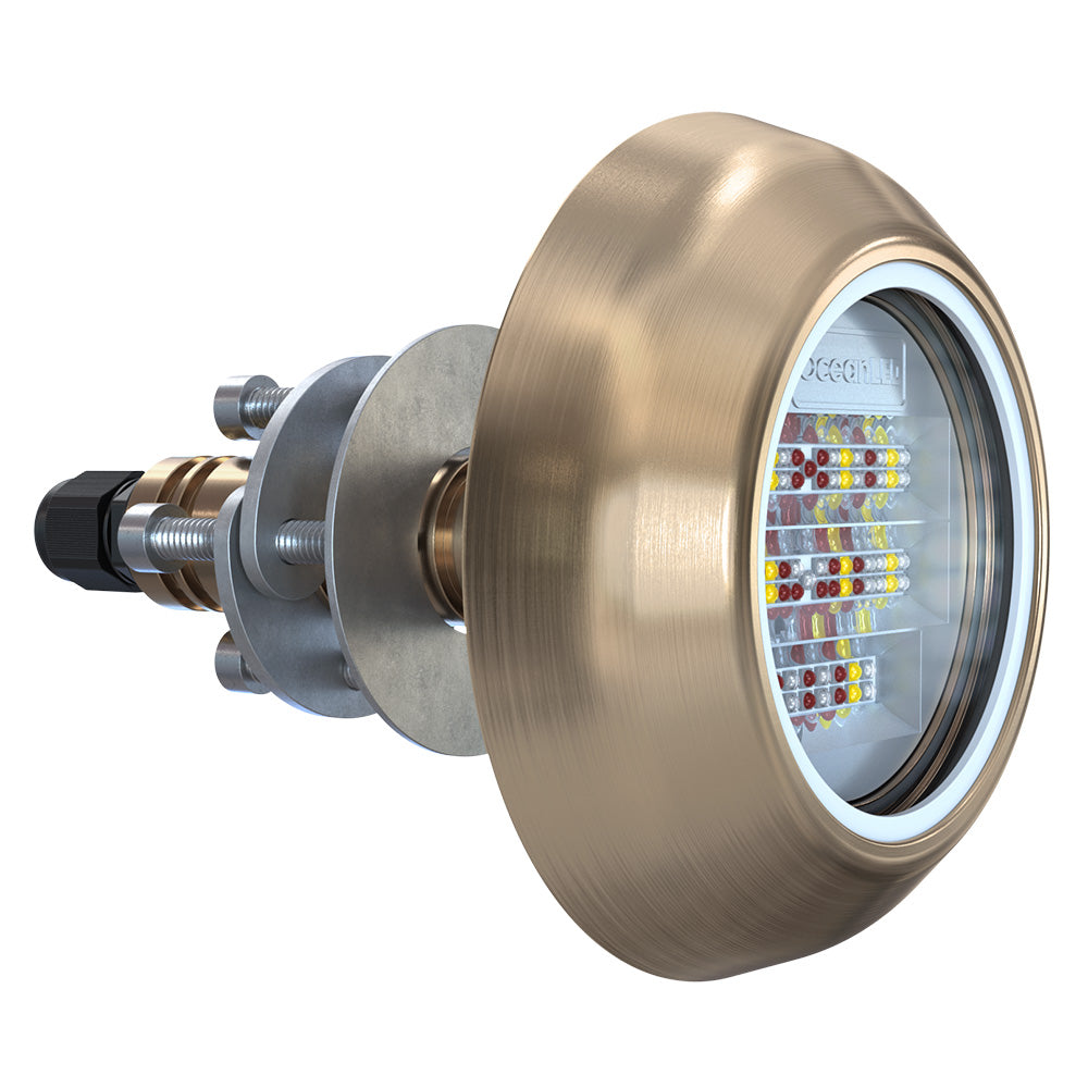 OceanLED Explore E6 Thru Hull Full RGBW Colors DMX E6TH009CD
