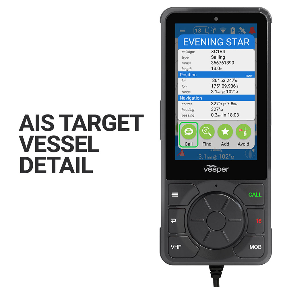 Vesper Cortex V1 VHF Radio wSOTDMA SmartAIS Remote Vessel Monitoring Works Worldwide 0100281420