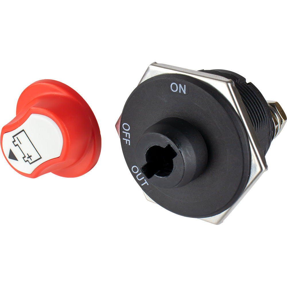 SeaDog Mini Battery Switch Key wRemovable Knob 32V 300A 4227301