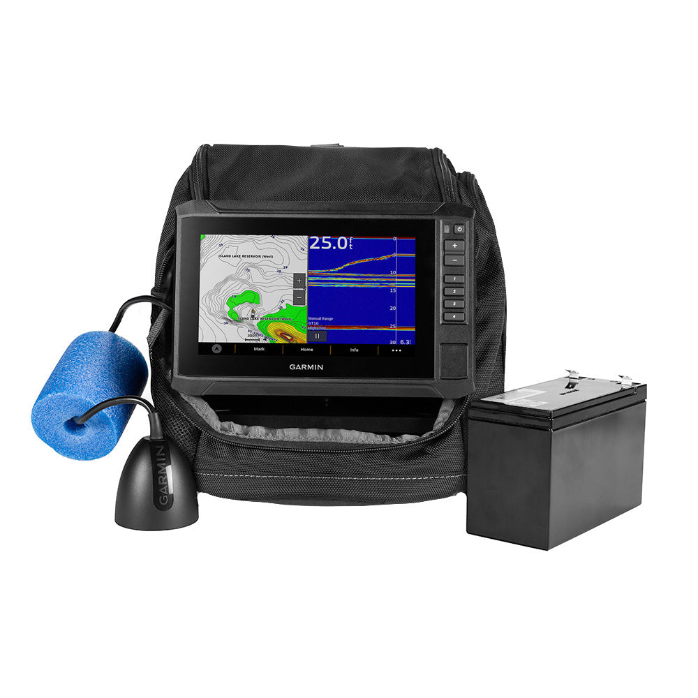 Garmin ECHOMAP UHD2 7 sv Ice Fishing Bundle wECHOMAP UHD2 73sv GT10HNIF Transducer 0100268435