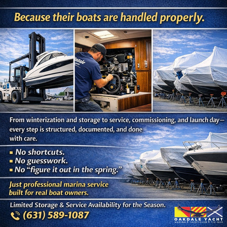 Why Serious Boaters Choose Oakdale Yacht: Professional Storage, Service, and Structured Care