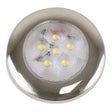 Scandvik B3 Downlight Surface Mount  Cool White  SS Trim  IP67  1224V 41320P
