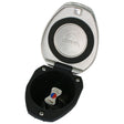 Scandvik Recessed THandle Mixing Valve  SS wBlack Cup 12127