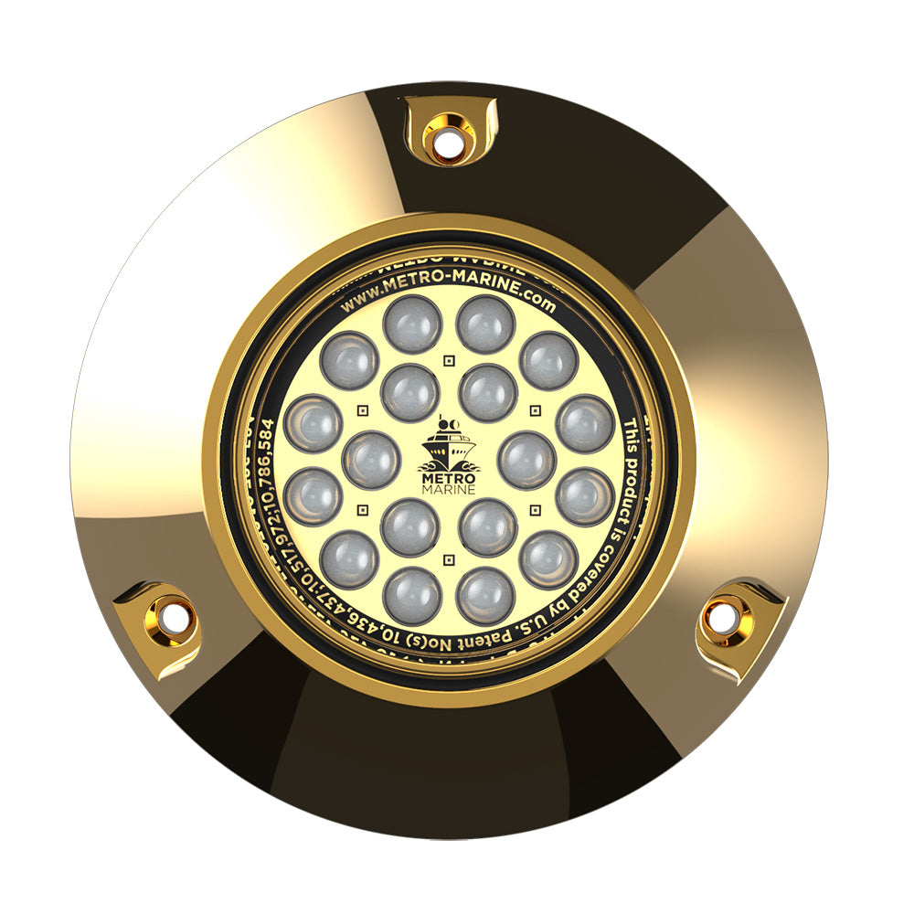 Metro Marine High-Output Surface Mount Underwater Light w/Intelligent Monochromatic LEDs - Green, 45 Beam [F-SMR1-G3-45] main image 1