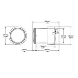 Ritchie X23WW RitchieSport Compass  Dash Mount  WhiteBlack X23WW