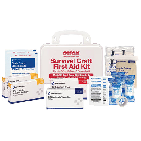 Orion Survival Craft First Aid Kit  Hard Plastic Case 816