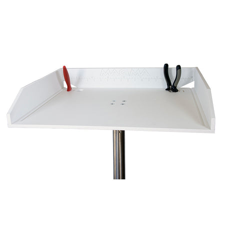Magma 16 x 20 White Fillet Table wLeveLock Mount T10424