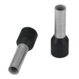 Pacer Black 10 AWG Wire Ferrule  10mm Length  25 Pack TFRL1012MM25