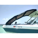 Sebba Shade 8 x 12 ft Black Sun Shade fBoats 26 SS8X12BLK