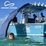 Sebba Shade 8 x 12 ft Black Sun Shade fBoats 26 SS8X12BLK