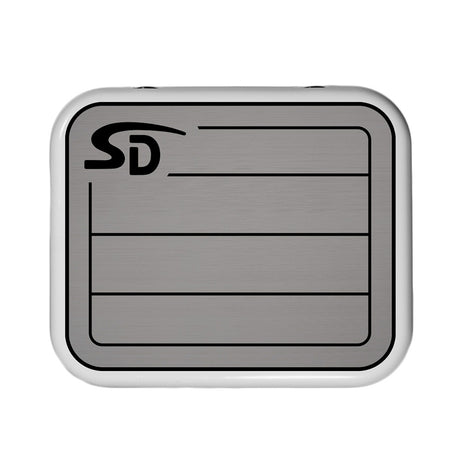 SeaDek YETI Roadie 24 Teak Cooler Pad  6mm  Storm GreyBlack 5363780066