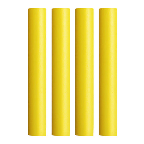 Pacer Battery Cable Heat Shrink Tubing  34 x 12  Yellow 4Pieces BEHS3412YL4