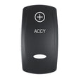 Pacer Actuator  ACCY fV Series Contura Switches  Black  Laser Etched TopBottom Light EV2LEACC