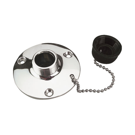 SeaDog Washdown Water Outlet  Chrome Plated Brass 5121201