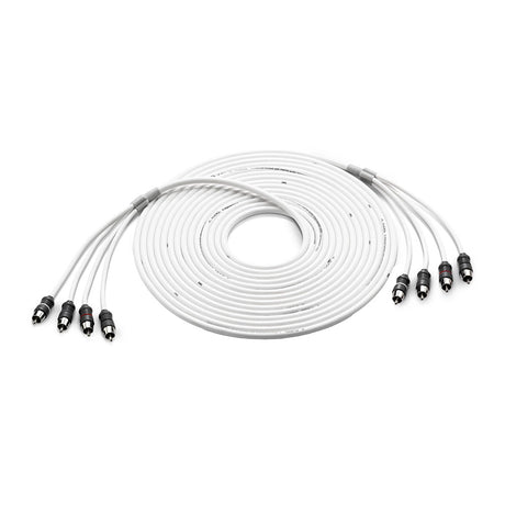 JL Audio 4 Channel 25 Marine Audio RCA Cable  XMDWHTAIC425 0101347500