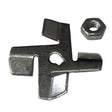 Jabsco 4Blade Chopper Kit wLock Nut f18590 Series Macerator Pumps 370562000