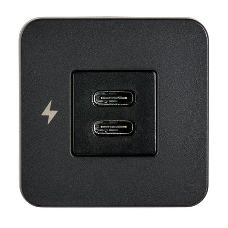 Scanstrut TILE USBC Interior Charging Socket  1224V  Black Bezel SCTILE20