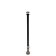 Seaview 12 Manually Folding Light Post w316 Stainless Steel Base  LTBLED12C5 Navigation Light  Black SVMHB112LEDSSB