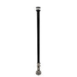 Seaview 24 Manually Folding Light Post w316 Stainless Steel Base  LTBLED12C5 Navigation Light  Black SVMHB124LEDSSB