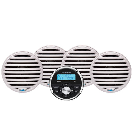 Aquatic AV Economy Gauge StereoSpeakers Kit  White EG200