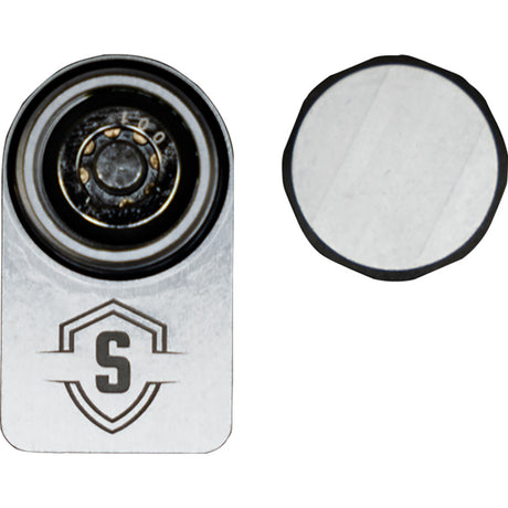 Secure Outdoors Elite Lock  Single  Minn Kota QRB  Silver SOELSMKSV