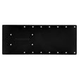 Sea Brackets 20 Straight Trolling Motor Plate fGarmin Kraken  Black SEA2303BLK