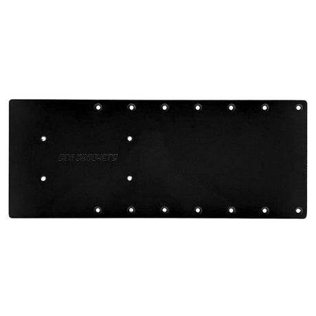 Sea Brackets 20 Straight Trolling Motor Plate fGarmin Kraken  Black SEA2303BLK
