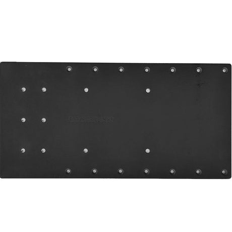 Sea Brackets 20 Straight Trolling Motor Plate fMinn Kota Quest  Black SEA2310BLK