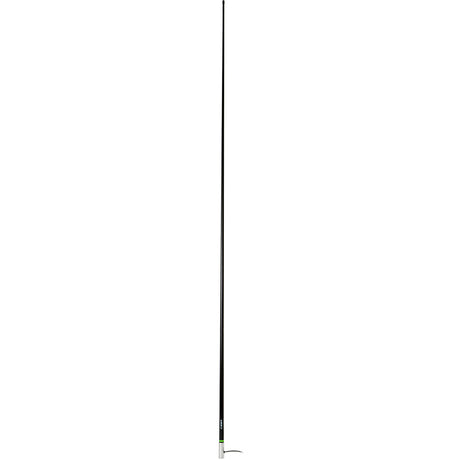 Scout 8 Black VHF Antenna 6dB Heavy Stainless Steel Ferrule w6M RG8x Includes PL259 Heavy Duty Offshore Antenna KS43 PF