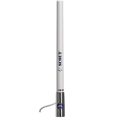 Scout 4 White VHF Antenna 3dB Stainless Steel Ferule w5M RG58 Includes PL259 PF AN NVHF00044T