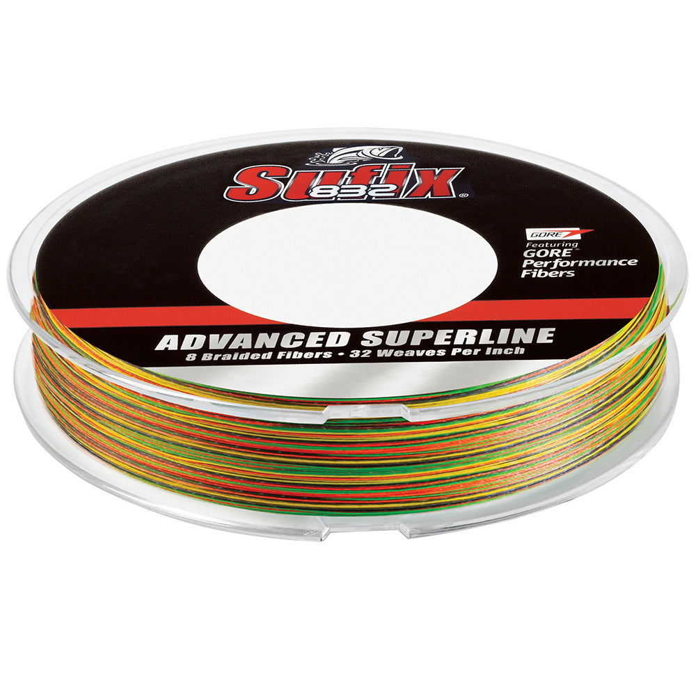 Sufix 832 Braid  40lb  Fire Tiger  300 yds 660140FT