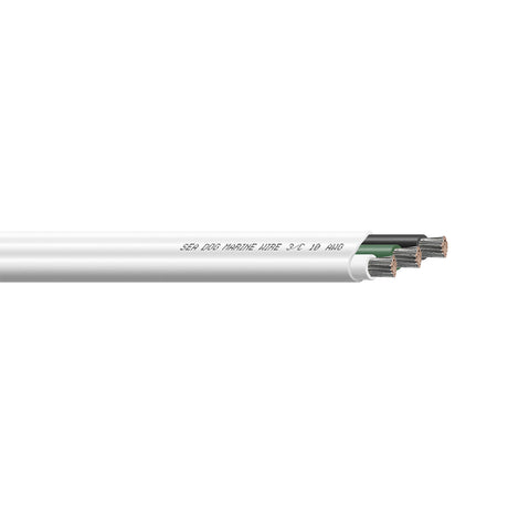 SeaDog 103 AWG Flat Triplex Wire  WhiteGreenBlack  500 8010307