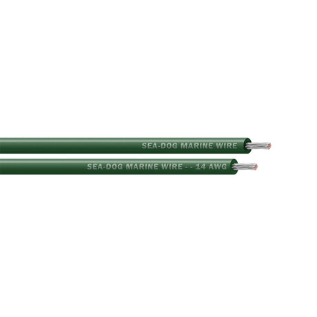 SeaDog 14 AWG Green Primary Wire  25 8014040