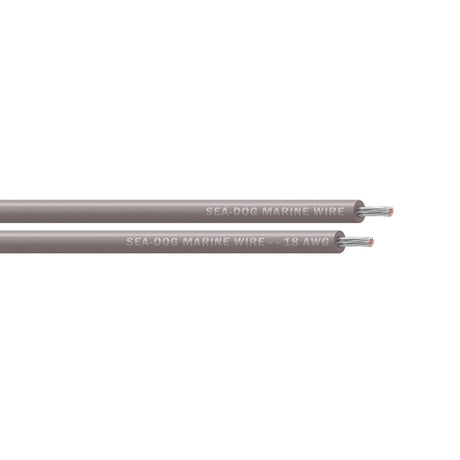 SeaDog 18 AWG Grey Primary Wire  1000 8018119