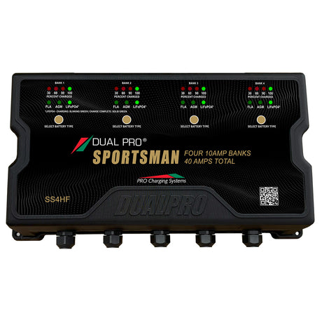Dual Pro Sportsman HF High Frequency Battery Charger 40A  4 Bank SS4HF