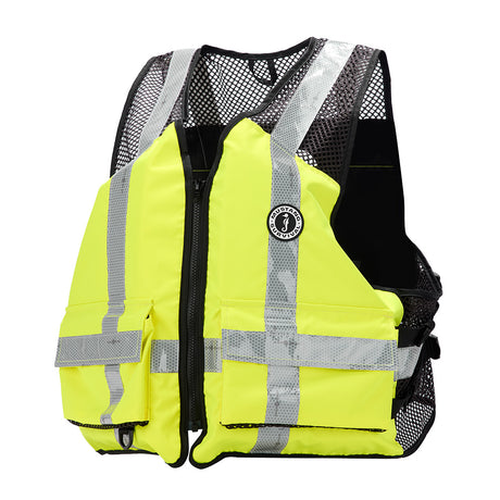 Mustang Industrial Mesh Vest  HiVis Fluorescent Yellow Green  XXL3XXL MV1254T3239XXLXXXL279