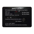 SafeTAlert 25 Series Surface Mount Dual Carbon MonoxidePropane Alarm  12V Hardwire  Black 25741BL