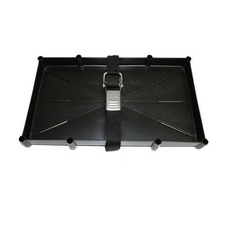 TH Marine 31 Series Battery Holder Tray wStainless Buckled Strap NBH31SSCDP