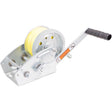 Load Rite TwoSpeed Trailer Winch  3200lbs  25 Yellow Heavy Duty Strap 608930