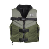 Mustang Accel Foam Vest  GreenGrey  Large MV4627833L