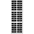 Blue Sea 8030 DC Panel Basic 30 Label Set 8030