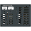 Blue Sea 8068 DC 13 Position Toggle Branch Circuit Breaker Panel  White Switches 8068