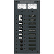 Blue Sea 8074 AC Main 8 Positions Toggle Circuit Breaker Panel  White Switches 8074