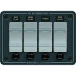 Blue Sea 8262 Waterproof Panel 4 Position  Slate Grey 8262
