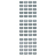 Blue Sea 8217 Grey Small Format Label Kit  60 Labels 8217