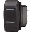 Blue Sea 8283 Water Resistant Contura III Switch  ONOFFON  Black 8283