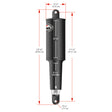 Lenco 101 Standard Actuator  12V  214 Stroke 15054001